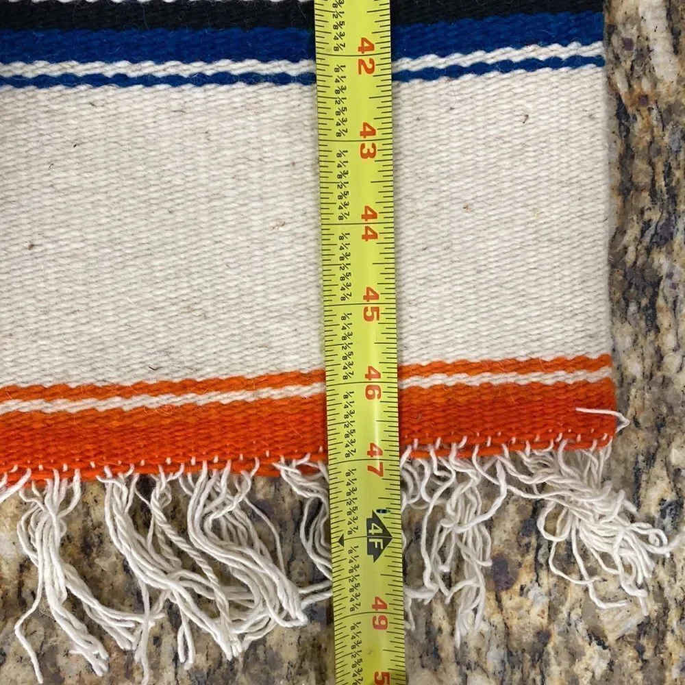 Donkey Print Rug With Fringe